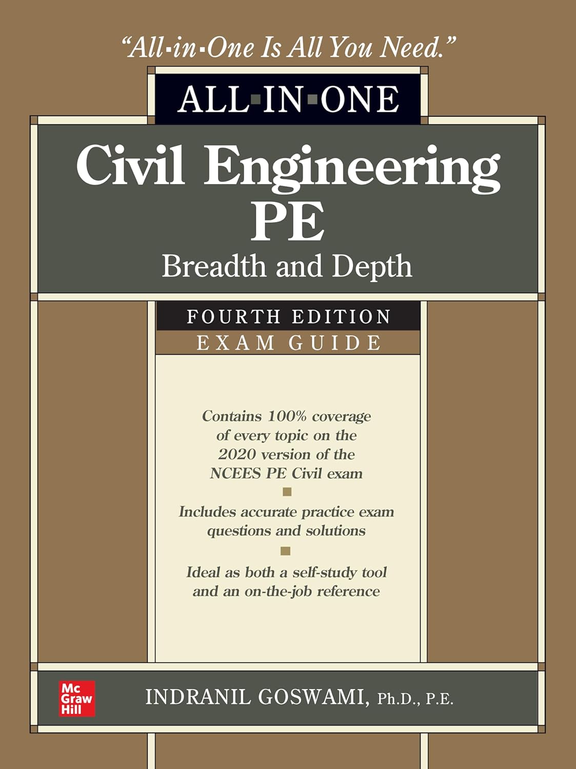 Civil Engineering PE All-in-One Exam Guide: Breadth and Depth 4th Edition