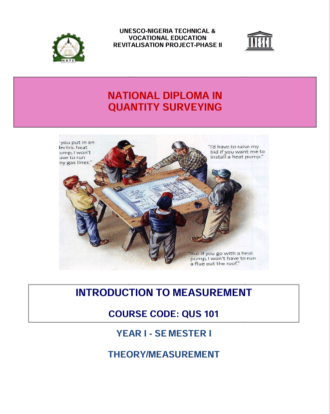 National Diploma Quantity Surveying